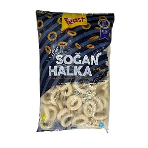 Anéis de Cebola Empanados Congelados Feast 1,5 Kg / Forn. Classe D - Caixa 10 unidades