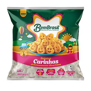 Batata Carinhas Congelado Bem Brasil 1,05kg / Forn. Classe D - Caixa 10,5 Kg