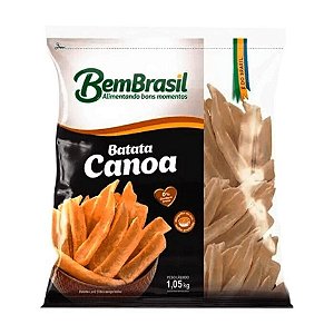 Batata Canoa Congelado Bem Brasil 1,05kg / Forn. Classe D - Caixa 14,7 Kg