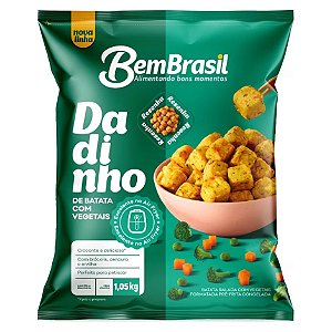 Dadinho Batata Vg Congelado Bem Brasil Embalagem 1,05kg / Forn. Classe D - Caixa 10,5 Kg