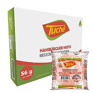 Hambúrguer Misto Congelado 36x56 G Tuchê / Forn. Classe D - Caixa 10,1 Kg
