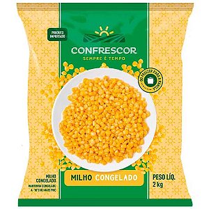 Milho Verde Congelado Confrescor 2kg / Forn. Classe D - Caixa 10 Kg