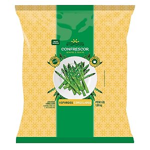 Aspargos Congelados IQF Confrescor 1,01kg / Forn. Classe D - Caixa 5,05 Kg