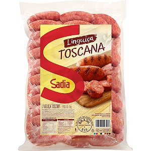 Linguiça Toscana Congelada Sadia - Caixa 5 kg