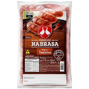 Linguiça Toscana Congelado Nabrasa Perdigao - Caixa 5 kg