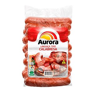 Linguiça Tipo Calabresa Resfriada Aurora 5Kg / Forn. Classe V - Caixa 20 kg