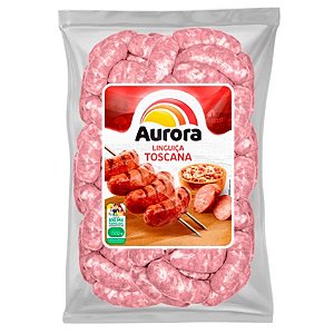 Linguiça Toscana Congelada Aurora - Caixa 5 kg