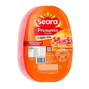 Presunto Cozido Oval Resfriado Seara 3,5 Kg / Forn. Classe D - Caixa 14 kg