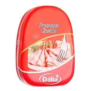 Presunto Cozido Oval Resfriado Dália 3,3Kg / Forn. Classe P - Caixa 16,5 Kg