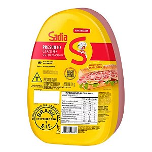 Presunto S/ Capa Sadia Peça 3,5Kg / Forn. Classe V - Caixa 7 Kg