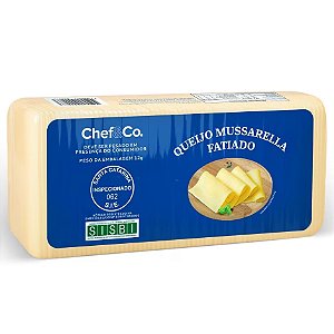 Queijo Mussarela Fatiado If Chef&Co 4Kg / Forn. Classe D - Caixa 16 Kg