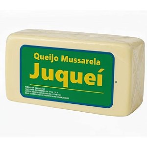 Queijo Mussarela peça 4Kg Resfriado Juquei / Forn. Classe D - Caixa 20 Kg