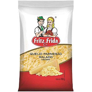 Queijo Parmesão Ralado Grosso Fritz & Frida 100g / Forn. Classe D - Caixa 10 unidades