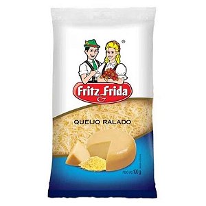 Queijo Ralado Fritz & Frida 100g / Forn. Classe D - Caixa 20 unidades
