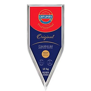 Requeijão Creme Tradicional Resfriado Catupiry 1,5kg / Forn. Classe D - Caixa 4 unidades
