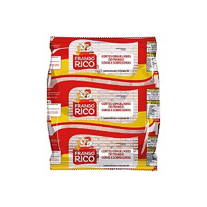 Coxa de Frango Congelada Frango Rico / Forn. Classe D - Caixa 20 kg