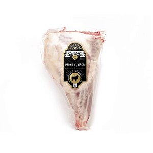 Pernil de Cordeiro a Vácuo 1,6 / 2,0 Kg Congelado Celebre / Forn. Classe D - caixa 10 Kg