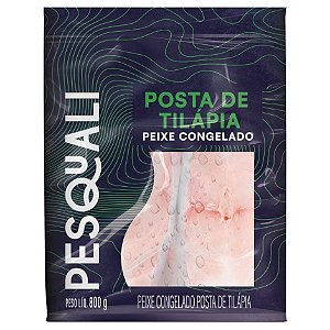 Tilápia Posta Congelado Iqf Pesquali 800g / Forn. Classe D - Caixa 10 unidade
