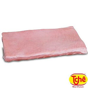 Barriga com Pele Suína Congelada Tchê / Forn. Classe D - Caixa 18 Kg