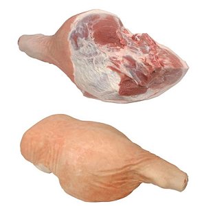 Pernil com Osso Suíno com Pele Congelado Frivatti / Forn. Classe D - Caixa 11 Kg