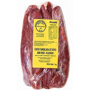 Filé Mignon Suíno Congelado Frivatti / Forn. Classe D - Caixa 21 Kg