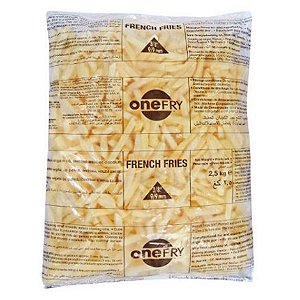 Batata 9mm Onefry McCain 2,5kg / Forn. Classe D - Caixa 15 Kg