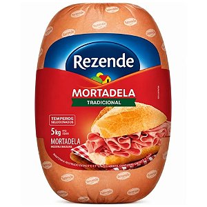 Mortadela Bolonha Resfriado Rezende 5kg / Forn. Classe D - Caixa 10 Kg