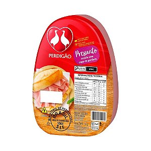 Presunto S/ Capa Perdigão Peça 3,5Kg / Forn. Classe V - Caixa 7 Kg