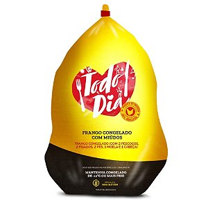 Frango Inteiro Congelado Confina Alimentos / Forn. Classe D - Caixa 18 Kg