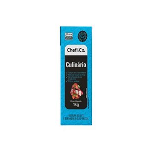 Creme Culinário 18% Chef&Co 1kg / Forn. Classe D - Caixa 10 Kg