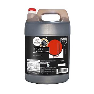 Molho Shoyu Suave Nipport 5L / Forn. Classe D - Caixa 1 unidade