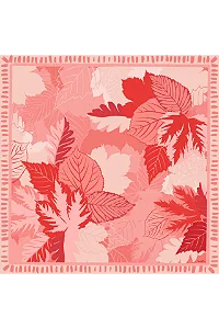 Lenço Intensidade rosa em cetim de poliéster | 40x40cm