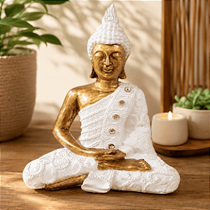 Buda Hindu Dhyana Mudra - Estátua de Meditação