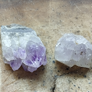Kit Mini Drusa de Cristal com Ametista - Harmonize sua energia e eleve sua espiritualidade!