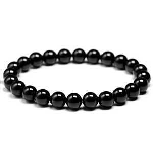 Pulseira Ônix 8mm - Proteção e Equilíbrio Energético