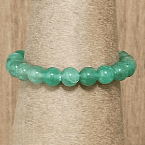 Pulseira Pedra Quartzo Verde 8mm - Harmonia e Equilíbrio