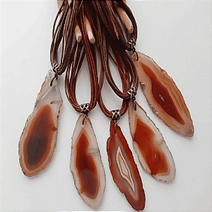 Maxi Colar de Ágata Natural - Autoestima e Confiança