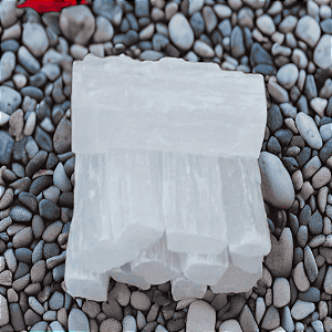 Selenita Bruta Natural - Purificação e Energia Elevada