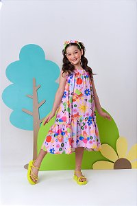 Vestido Jardim das Fadas