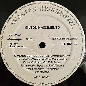 Milton Nascimento - O Vendedor De Sonhos