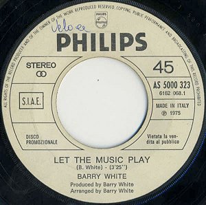 Barry White, Umberto Balsamo - Let The Music Play / Se..