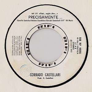 Corrado Castellari, The Temptations - Precisamente... / Plastic Man