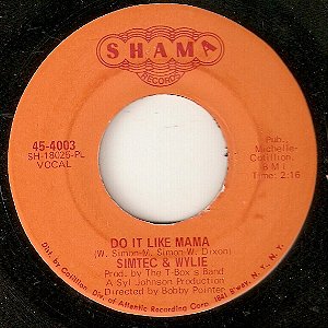 Simtec & Wylie - Do It Like Mama / Can't Break Away