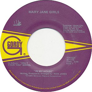 Mary Jane Girls - In My House