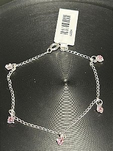 PULSEIRA PINGENTES ROSA
