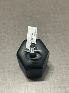 ANEL SOLITARIO PEDRA QUADRADRA