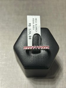 ANEL MEIA ALIANÇA ROSA