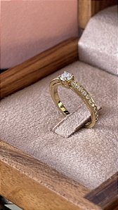 Anel Solitário Renascer Ouro 18k