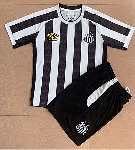 Conjunto Infantil (Camisa + Shorts) Santos 2021-22 (Away-Uniforme 2)
