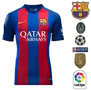 Camisa Barcelona 2016-17 (Home-Uniforme 1) - Stadium